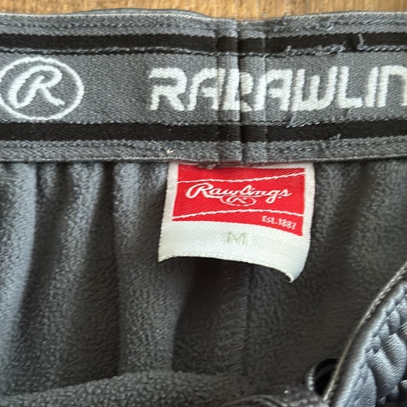 Rawlings Baseball Grey drawstring athletic pants men’s size Medium w/ pockets - Picture 10 of 14